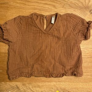 Rylee + Cru Cropped Blouse